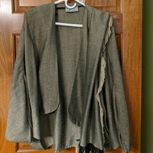 Designer hand made jacket w/scarf